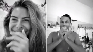 Μαρία Μενούνος: Το βίντεο με την αντίδραση του συζύγου της, όταν του είπε ότι θα αποκτήσουν παιδί