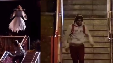 Halloween: Viral στα social το drone φάντασμα, τρόμαξε περαστικούς - Δείτε βίντεο