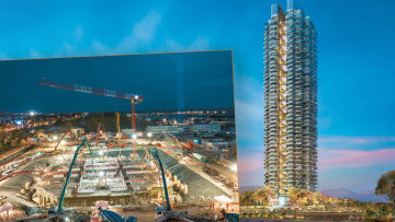 Ελληνικό: Σαράντα ώρες συνεχώς έριχναν μπετόν στα θεμέλια του Riviera Tower