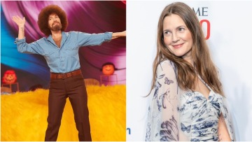 Ντρου Μπάριμορ: Αγνώριστη η ηθοποιός - Μεταμφιέστηκε στον ζωγράφο Μπομπ Ρος