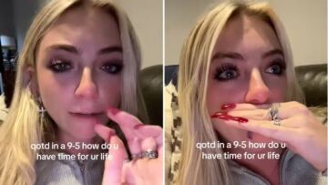 TikTok: 21χρονη Αμερικανίδα έγινε viral όταν παραπονέθηκε με δακρυσμένα μάτια για την πρώτη της δουλειά 9 με 5