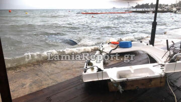 Μπουρίνι «χτύπησε» τις Ράχες Στυλίδας - Δείτε βίντεο και φωτογραφίες