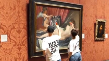 Λονδίνο: Οικολόγοι ακτιβιστές έσπασαν το γυάλινο κάλυμμα πίνακα του Βελάσκεθ