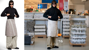 Balenciaga: Σάλος με τη φούστα-πετσέτα των 695 ευρώ που λάνσαρε - Τους τρόλαρε μέχρι και η IKEA