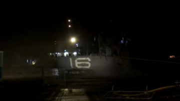  Θεσσαλονίκη: Ρήγμα στο ιστορικό αντιτορπιλικό «Βέλος» εξαιτίας της θαλασσοταραχής στον Θερμαϊκό