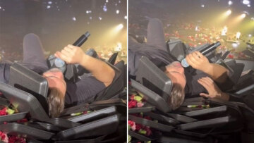 Ο Σαμπάνης «θάφτηκε» κάτω από πανέρια με λουλούδια και τραγούδησε στα πατώματα