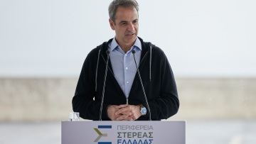 Μητσοτάκης στα εγκαίνια του λιμανιού του Αγίου Κωνσταντίνου: Φέρνουμε κοσμογονία στη λιμενική πολιτική