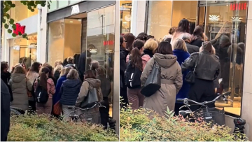 Λάρισα: Ουρές έξω από τα Zara για την Black Friday - Δείτε βίντεο