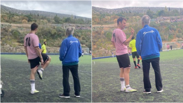 Στέφανος Κασσελάκης: Έπαιξε με την Αυγή στο πρωτάθλημα Τύπου - Αποχώρησε τραυματίας στο 30ό λεπτό