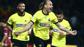 Stoiximan Super League 1, ΑΕΚ - Άρης 1-0: «Καθάρισε» με κεφαλιά ο Βίντα - Δείτε το γκολ 