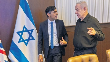 Βρετανία: Ο Ρίσι Σούνακ δηλώνει στον Νετανιάχου την απογοήτευσή του για την κατάρρευση της παύσης των μαχών στη Γάζα