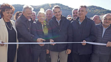 Μητσοτάκης στο έργο ύδρευσης της Λίμνης Σμοκόβου: Θα δώσει καθαρό και ποιοτικό νερό σε πάνω από 55.000 κατοίκους