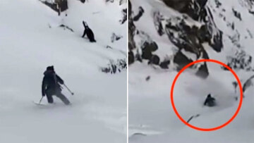 Η στιγμή που χιονοστιβάδα «καταπίνει» σκιέρ: Έζησε από θαύμα