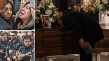 Βασίλης Καρράς: Η Θεσσαλονίκη τον αποχαιρέτησε - Η εξόδιος ακολουθία μέσα από βίντεο και φωτογραφίες