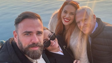 Η Σίσσυ Χρηστίδου πέρασε την Πρωτοχρονιά με τον πατέρα και τον αδερφό της