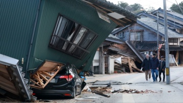 Ιαπωνία: Ο απολογισμός των θυμάτων του σεισμού της Πρωτοχρονιάς φθάνει τους 62 νεκρούς