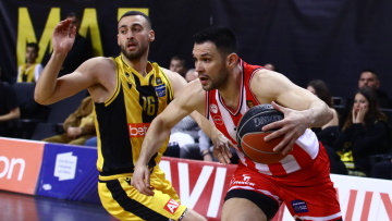 Stoiximan Basket League, ΑΕΚ - Ολυμπιακός 80-92: «Καθάρισαν» Παπανικολάου και Γκος στα Άνω Λιόσια - Βίντεο 