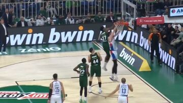 Παναθηναϊκός AKTOR - Εφές: Τάπα βγαλμένη από το NBA από τον Κώστα Αντετοκούνμπο - Βίντεο 
