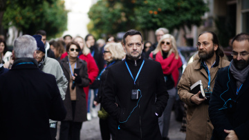 Στην Κυψέλη ξεναγήθηκε ο Χάρης Δούκας - Δείτε φωτογραφίες