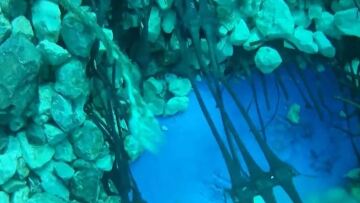 Αίγινα: Βίντεο από το σημείο όπου έγινε η δολιοφθορά στον αγωγό ύδρευσης 