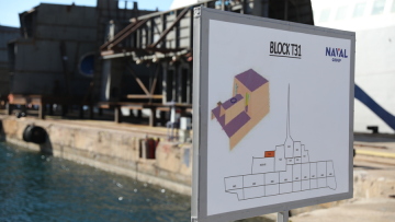 Belh@rra: Τα Ναυπηγεία Σαλαμίνας ολοκλήρωσαν την κατασκευή των τμημάτων (blocks) για την τρίτη ελληνική φρεγάτα (φωτογραφίες)