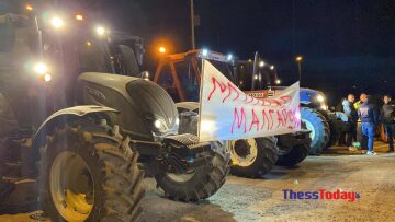 Αγρότες: Απέκλεισαν την Ε.Ο Αθηνών - Θεσσαλονίκης, στα Μάλγαρα - «Θέλουμε έμπρακτες απαντήσεις» λένε - Δείτε βίντεο