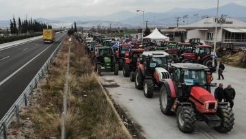 Πρώτο ραντεβού στα Μέγαρα δίνουν αύριο αγρότες από Δυτική Ελλάδα και Πελοπόννησο