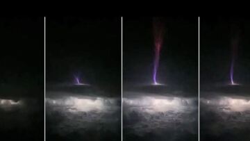 Βίντεο: Πιλότος κατέγραψε σπάνιο φαινόμενο σαν κεραυνό στον νυχτερινό ουρανό κατά τη διάρκεια πτήσης