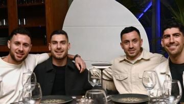 Δείπνο της Εθνικής στο εστιατόριο «Στα Καλά Καθούμενα» πριν τον τελικό με την Γεωργία - Βίντεο