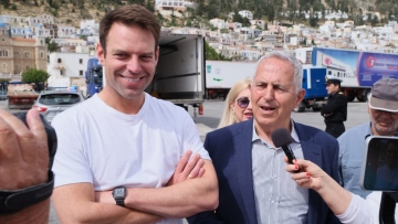 Κασσελάκης: Επίσκεψη στην Κάλυμνο ενόψει των ευρωεκλογών