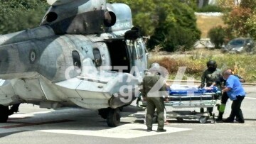 Ηράκλειο: Έκτακτη αεροδιακομιδή για πολυτραυματία τροχαίου από την Κω