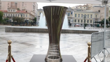 Conference League: Στην πλατεία Κοτζιά και αύριο το τρόπαιο για το κοινό - Δεν θα εκτεθεί στην «Αγιά Σοφιά»
