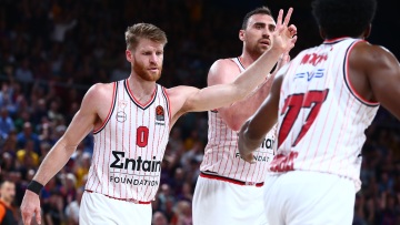 Euroleague: Ο Τόμας Γουόκαπ του Ολυμπιακού καλύτερος αμυντικός της σεζόν  