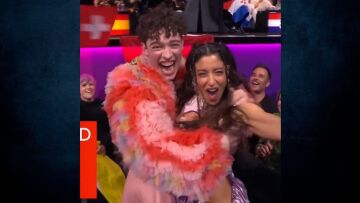 Eurovision: Η αγκαλιά της Μαρίνας Σάττι στο Nemo, όταν ανακοινώθηκε το 12άρι της Ελλάδας στην Ελβετία