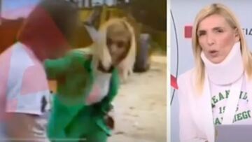 Κουβελιώτη: Δέχθηκα απρόκλητη επίθεση, έχω κακώσεις στον αυχένα - H στιγμή της επίθεσης ενώ έκανε ρεπορτάζ