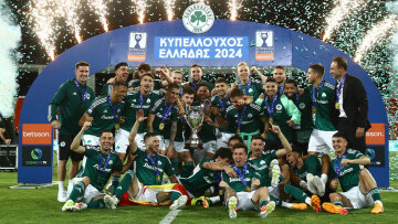 Κυπελλούχος Ελλάδας ο Παναθηναϊκός, 1-0 τον Άρη στον τελικό με buzzer beater του Βαγιαννίδη στο 90+7' - Δείτε το γκολ 