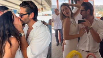 Γιώργος Καράβας: Το φιλί και ο αισθησιακός χορός με τη Ραφαέλα Ψαρρού σε γλέντι βάφτισης