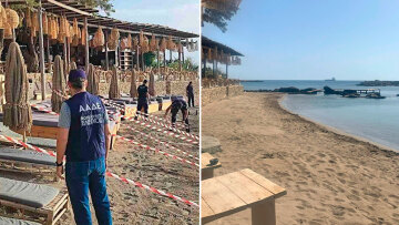 Ρόδος: Απομακρύνθηκαν οι ξαπλώστρες στη θάλασσα και οι μεταλλικές κατασκευές από το beach bar - Δείτε βίντεο