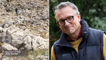 Σύμη: Κανένα ίχνος του Μάικλ Μόσλεϊ - Έρευνες και με ελικόπτερο, τον αναζητούν σε βραχώδη περιοχή