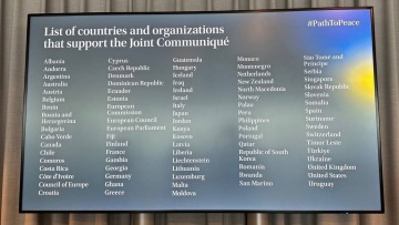 Ελβετία: Δεν απαντά σε βασικά ερωτήματα για τη μεταπολεμική Ουκρανία η τελική διακήρυξη - Ποιες χώρες δεν την υπέγραψαν