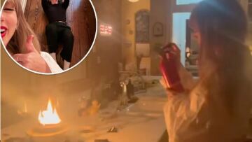 Βίντεο: Έπιασε φωτιά στο σπίτι της Τέιλορ Σουίφτ και δεν ήξερε να χρησιμοποιήσει τον πυροσβεστήρα