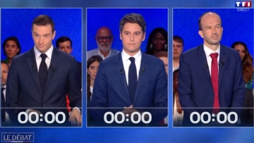 Γαλλία: Άναψαν τα αίματα στο πρώτο ντιμπέιτ μεταξύ Ατάλ, Μπαρντελά και Μπομπάρ