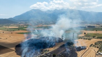 Υπό έλεγχο η φωτιά στην Ελάτεια της Λαμίας – Δείτε φωτογραφίες