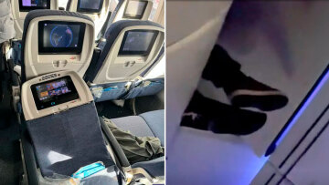 Αναταράξεις σε πτήση της Air Europa: Επιβάτης εκτινάχθηκε στο ντουλάπι χειραποσκευών - Δείτε βίντεο