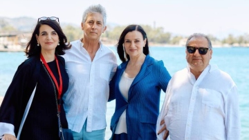 Αλεξάντερ Πέιν - Καρυοφυλλιά Καραμπέτη: Στην Τελετή Λήξης του Κινηματογραφικού Φεστιβάλ Αιγίου