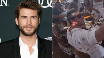 Λίαμ Χέμσγουορθ: Διασκεδάζει σε εστιατόριο της Μυκόνου - Δείτε βίντεο