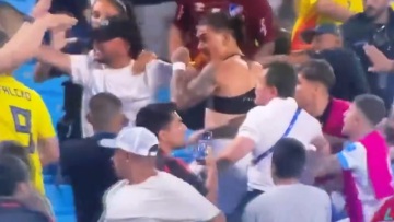 Copa America: Ο Ντάρβιν Νούνιες έπαιξε μπουνιές με οπαδούς της Κολομβίας για να προστατέψει την οικογένειά του - Δείτε βίντεο