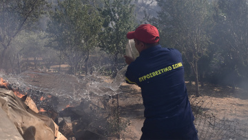 Απανθρακωμένη σορός βρέθηκε μέσα σε αυτοκίνητο στη Λέσβο - Φωτιά σε αγροτοδασική έκταση