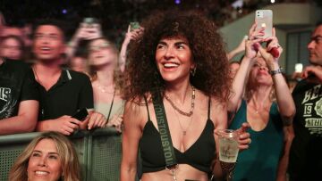 Μαρία Σολωμού: Βρέθηκε στη συναυλία της Δέσποινας Βανδή και απόλαυσε τον Mente Fuerte στη σκηνή