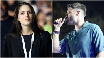 Κωνσταντίνος Αργυρός: Στη συναυλία του η εγκυμονούσα σύντροφός του, Αλεξάνδρα Νίκα - Φωτογραφίες